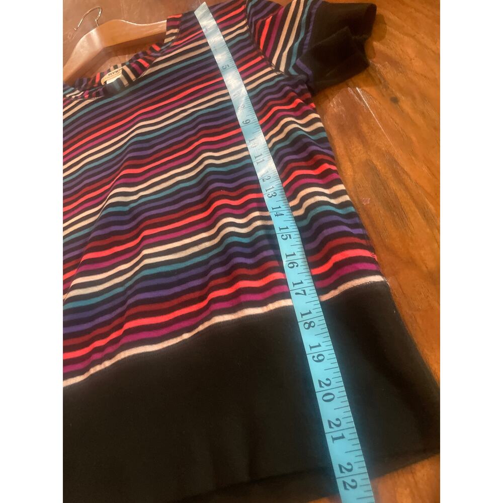 Vintage Y2K SONIA RYKIEL Stripe 2 Pc Twinset Cardigan & Top Black  Size Large L - Picture 7 of 11